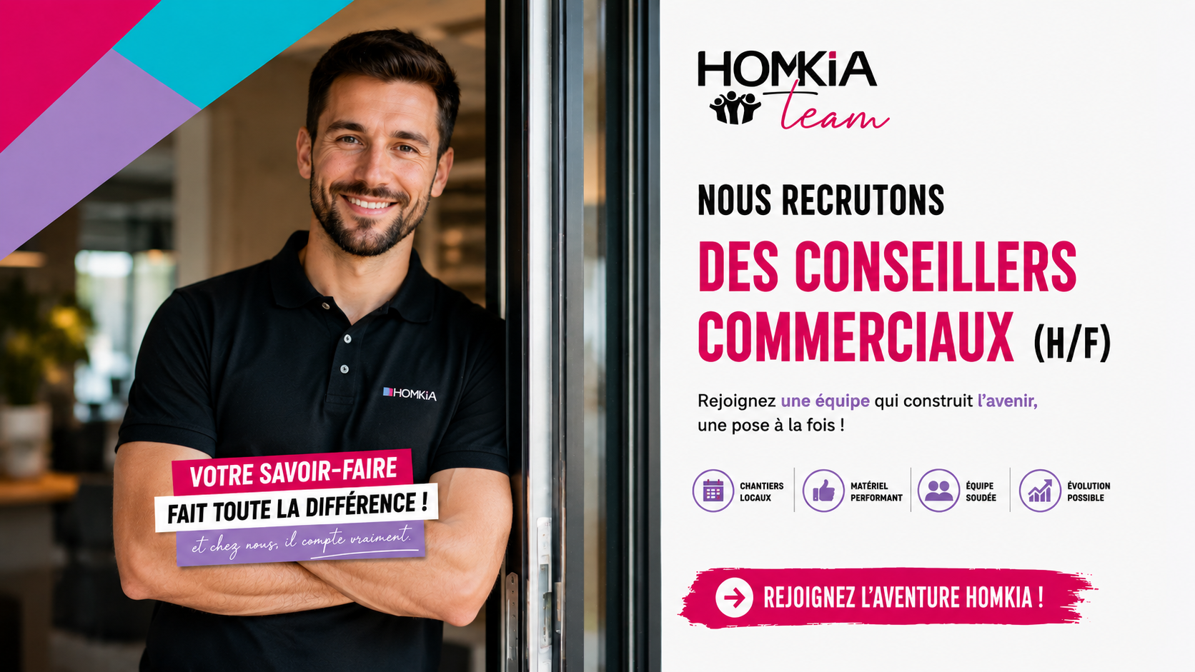 CONSEILLER COMMERCIAL (H/F) - Les Sables d'Olonne (85)
